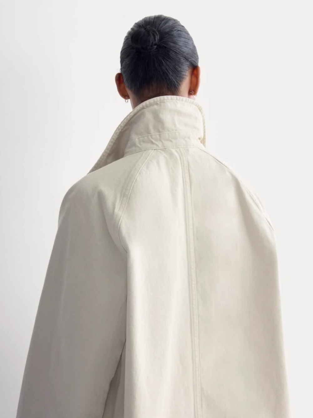 NWT! Everlane Cropped Denim Jacket - Picture 7 of 12